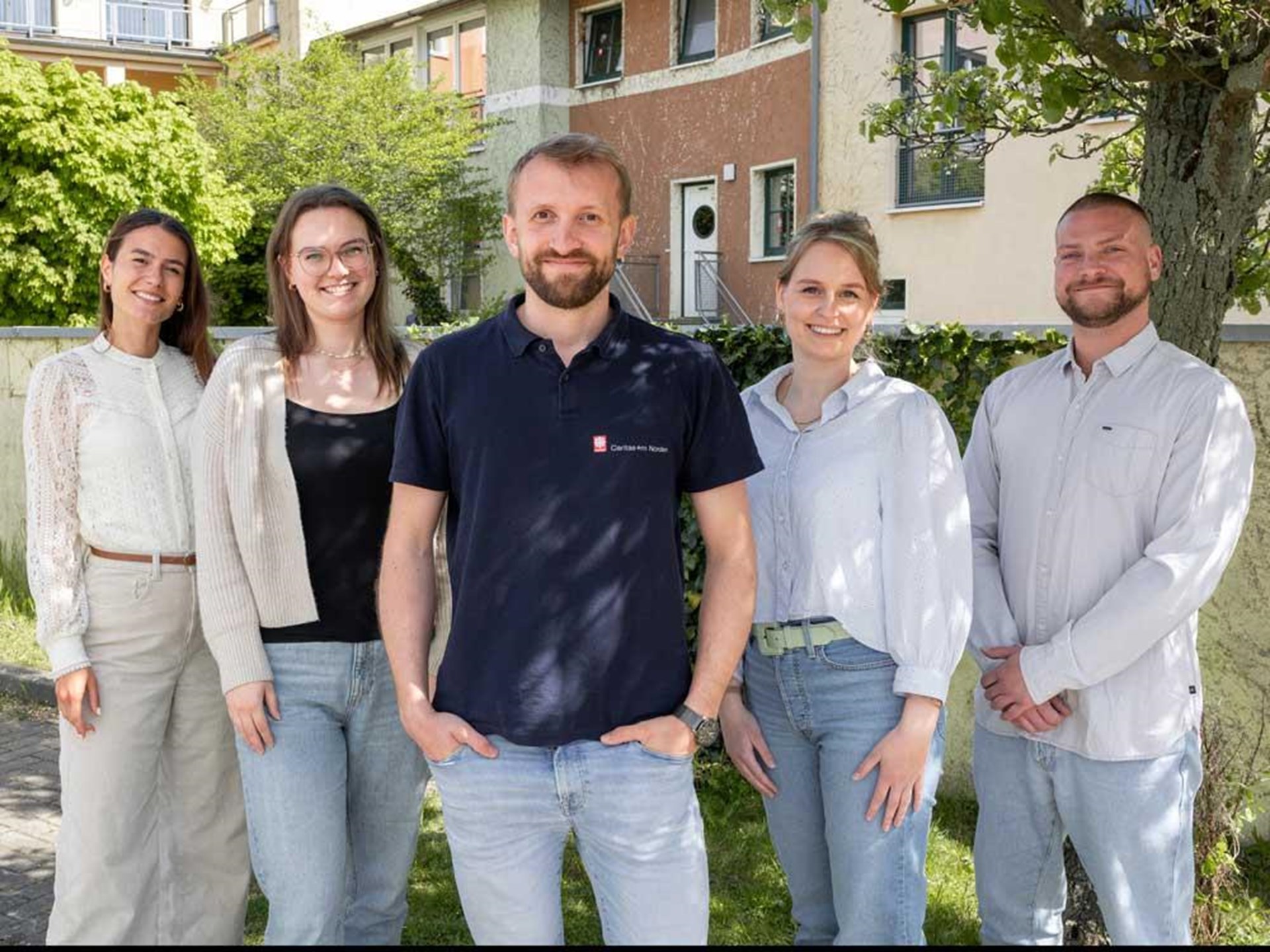 Teamfoto des Familienentlastenden Dienstes der Caritas im Norden in Rostock