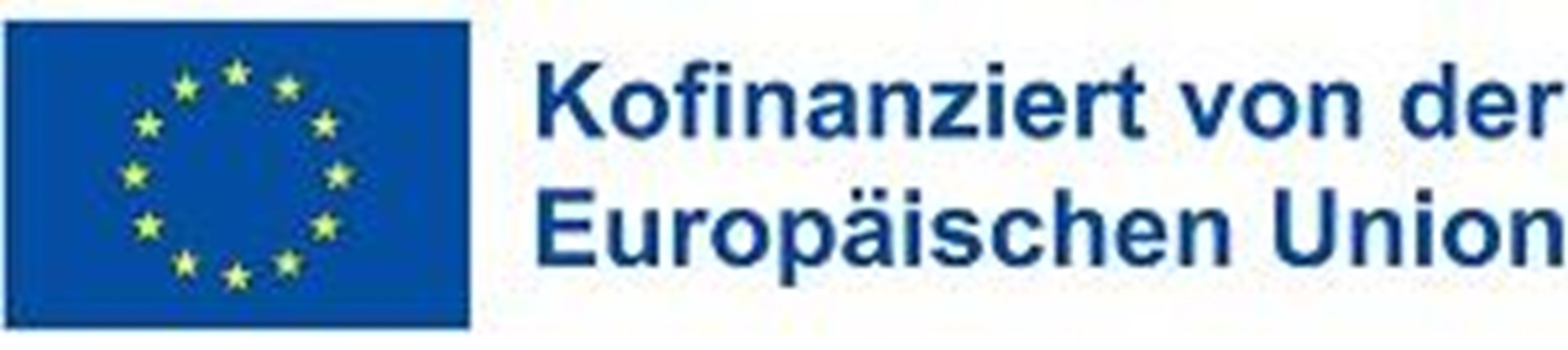 Flagge der Europäischen Union, Hinweis auf europäische Förderung