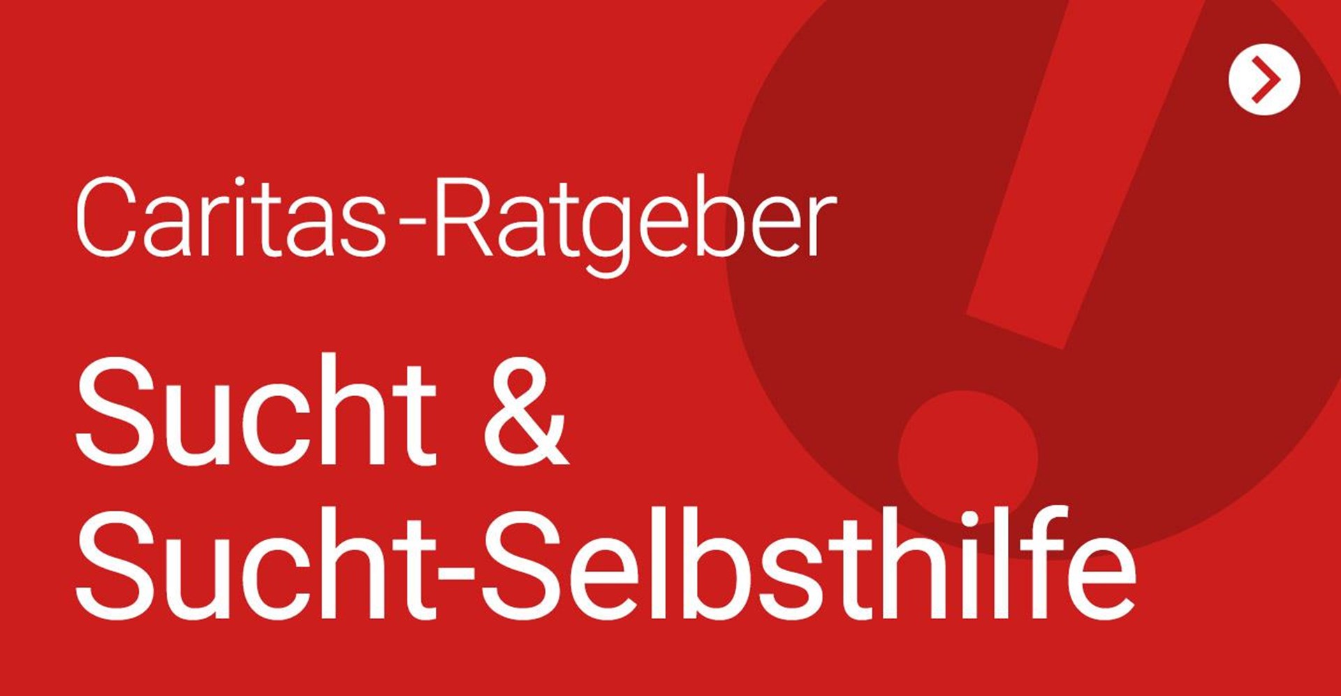 Banner Ratgeber Sucht